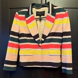 BCBG MaxAzria Natalia Cropped Jacket, MultiColor, Size XXS